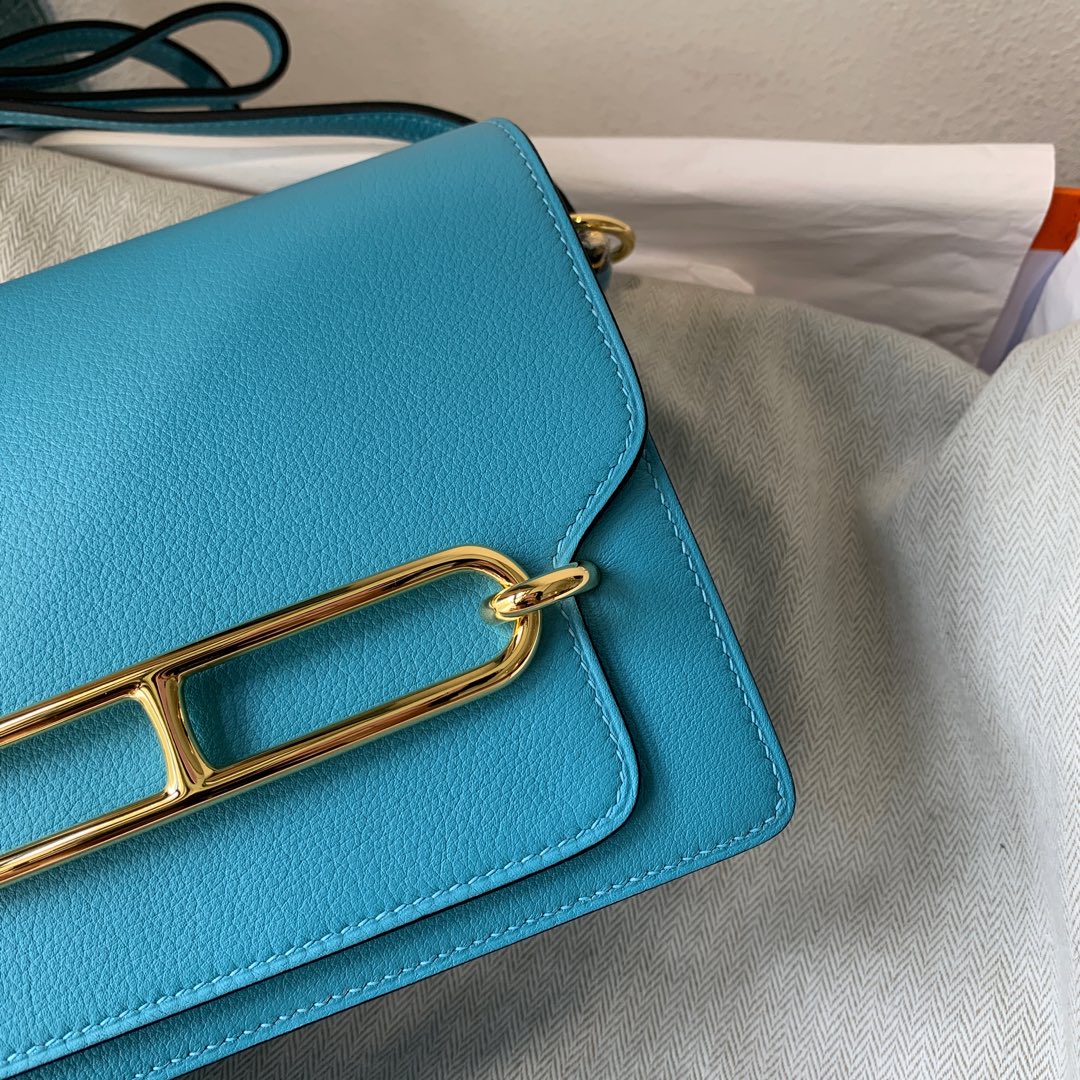 에르메스 룰리스18 노던블루 금장 에버컬러